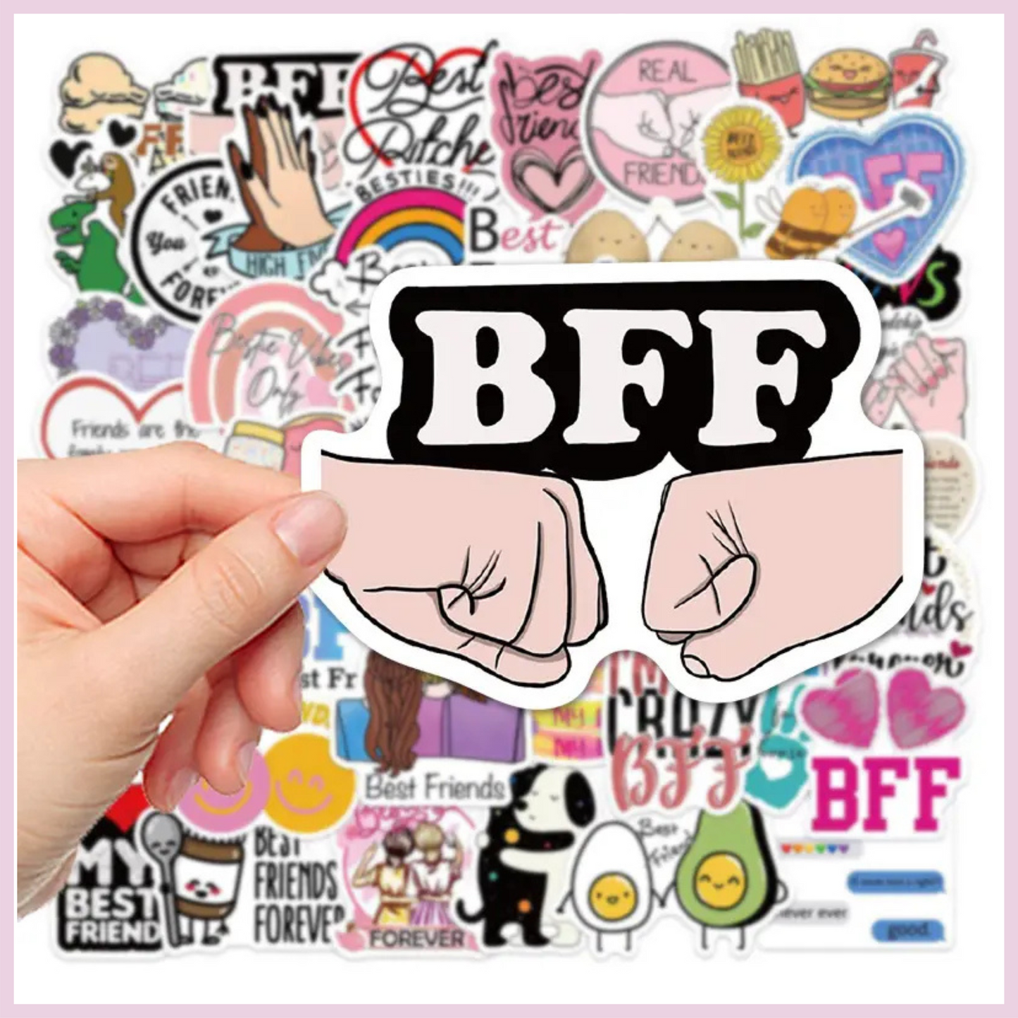 Sticker Pick-a-mix pack (11 stickers) - Besties