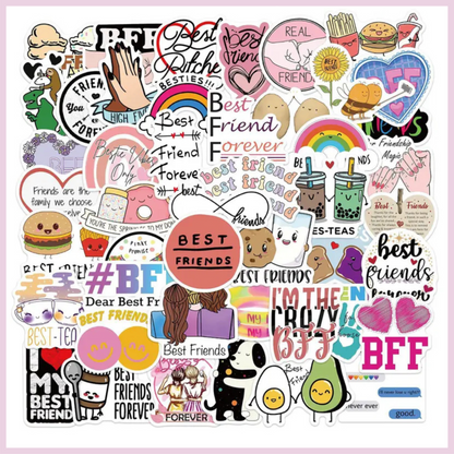 Sticker Pick-a-mix pack (11 stickers) - Besties